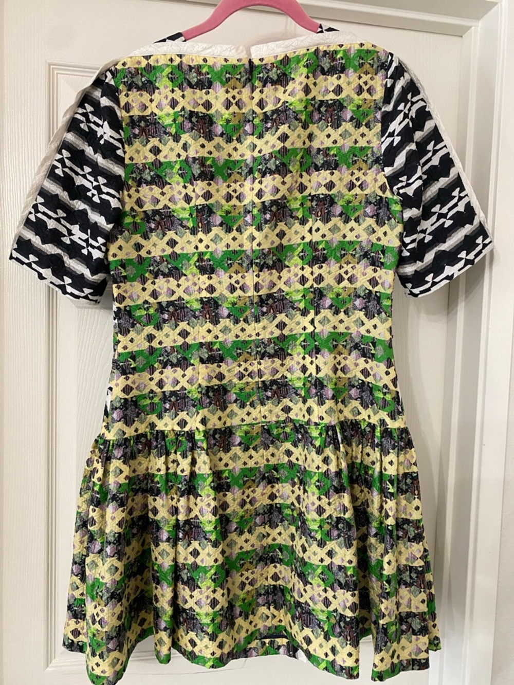 Peter Pilotto Drop Waist Fit & Flare Mini Dress. Size 8 - Picture 5 of 10